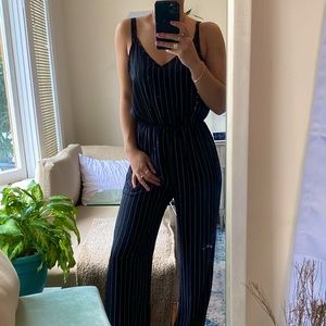 Black pinstripe jumper